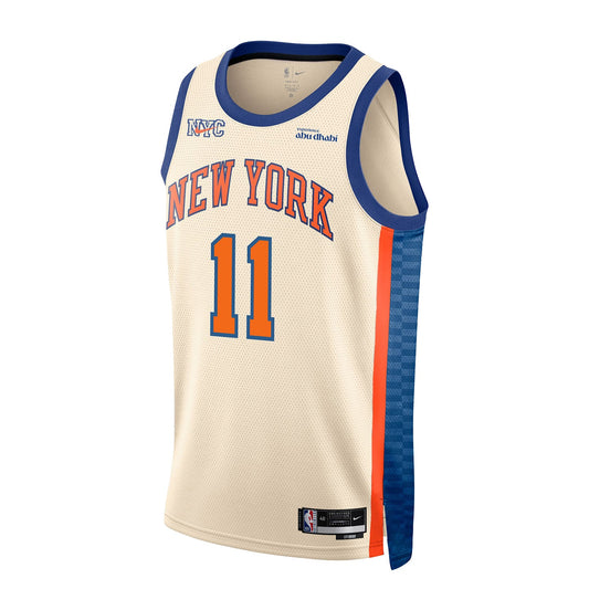 Jalen Brunson Nike Cream 25-26 City Edition Swingman Jersey