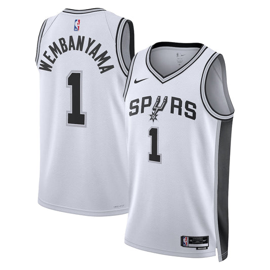 San Antonio Spurs Association Edition Swingman Jersey White Victor Wembanyama Unisex | RTJ13313